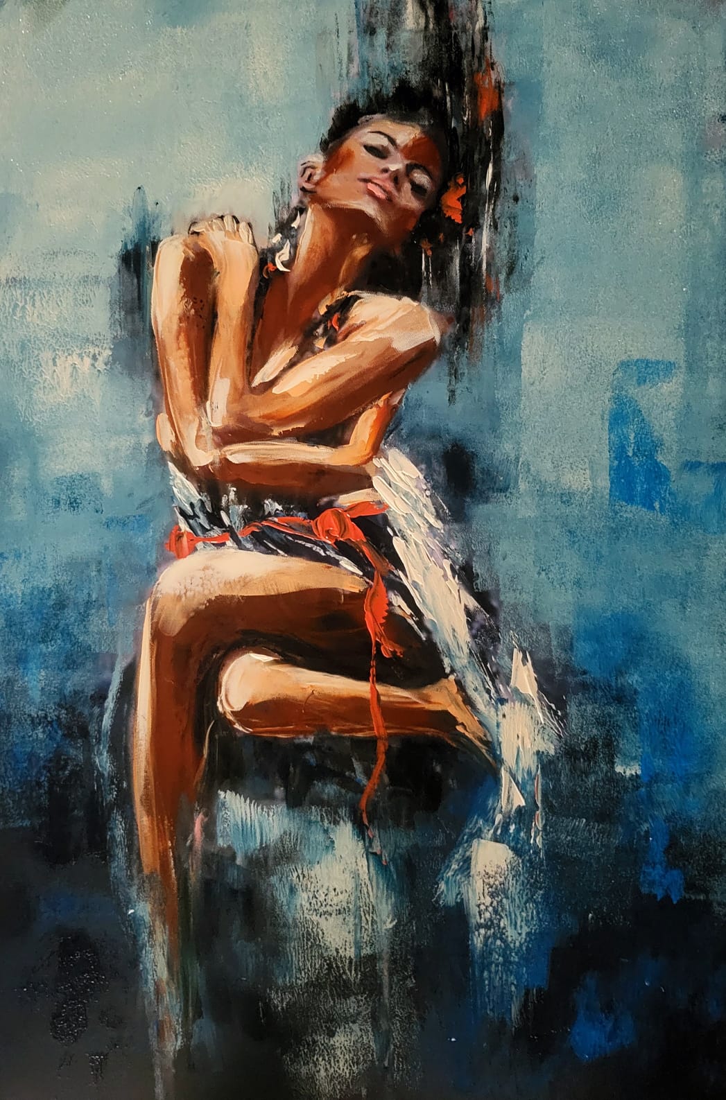 ArteDiAlina.com painting: Love yourself